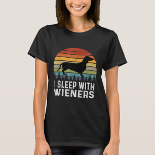 Camiseta Eu Dormi Com A Wieners Engraçada Doxie Dachshund