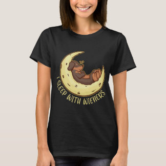 Camiseta Eu Dormia Com Os Protetores Uma Mãe Dachshund