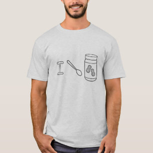 Camiseta Eu dou a manteiga de amendoim