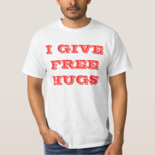 CAMISETA EU DOU, ABRAÇOS LIVRES