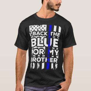 Camiseta Eu Dou O Azul Para A Irmã Ameri Da Polícia Irmã Da
