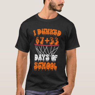 Camiseta Eu Dunked 67+33 Dias de Basquete Escolar 100º Dia