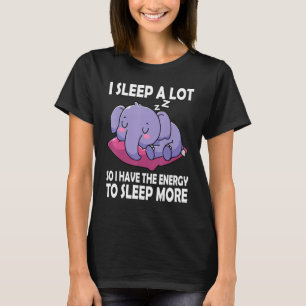 Camiseta Eu Durmo Muitos Elefantes Pijama Elefante Circ