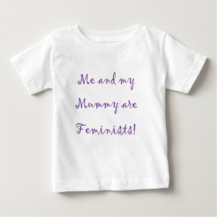 Camiseta Eu e a mamã são bodysuit das feministas