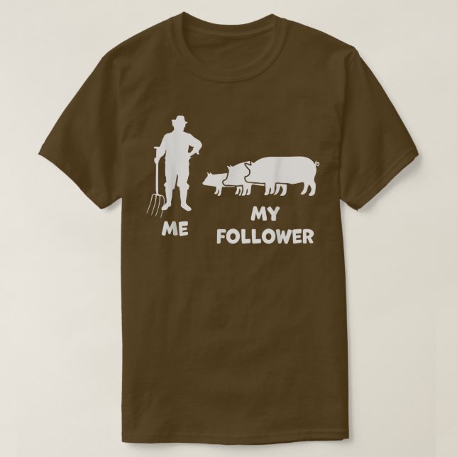 Camiseta Eu E Minha Farmadora Engraçada Da Follower (Frente do Design)