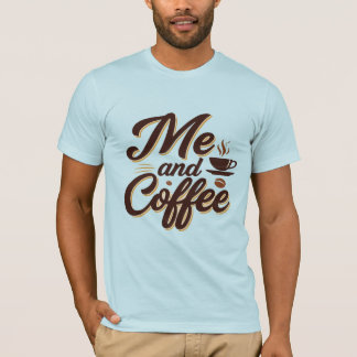 Camiseta Eu e o Amante do Café Estilo Vintage 