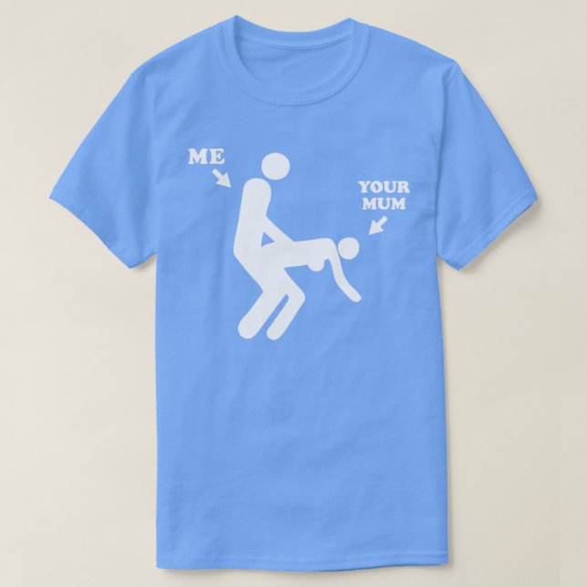 CAMISETA EU E SUA MÃE (Frente do Design)