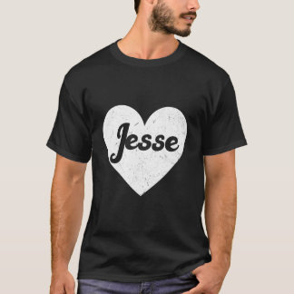Camiseta Eu Ele Jesse Primeiros Nomes E Ele Eu Amo Jesse