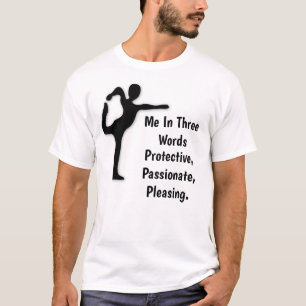 Camiseta Eu Em Três Palavras Protegendo, Passivo, Agradável