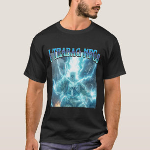 Camiseta Eu Embalo Npcs - Esqueleto Duro de Jogador de Jogo