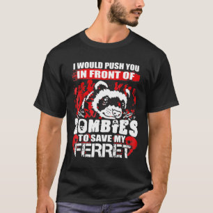 Camiseta Eu Empurraria Você Frente Dos Zumbis Para Salvar M