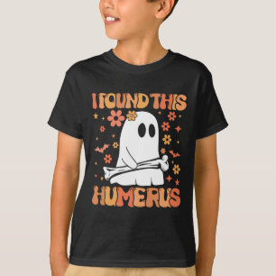 Camiseta Eu Encontrei Este Humero Engraçado Fantasma Spooky