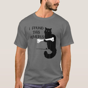 Camiseta Eu Encontrei Este Humero Gatos Engraçados Humouro