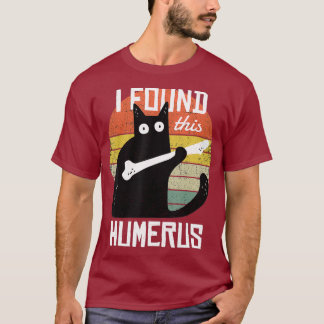 Camiseta Eu Encontrei Este Humero Gatos Humorosos Pun Engra
