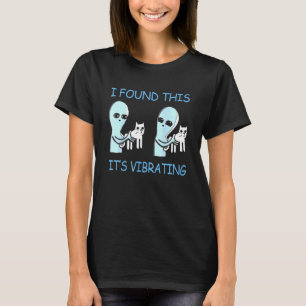Camiseta Eu Encontrei Isso Seus Gatos De Aliens Vibrantes