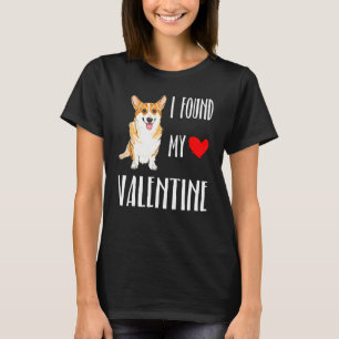 Camiseta Eu Encontrei Meu Cão Pembroke Welsh Corgi no Dia d