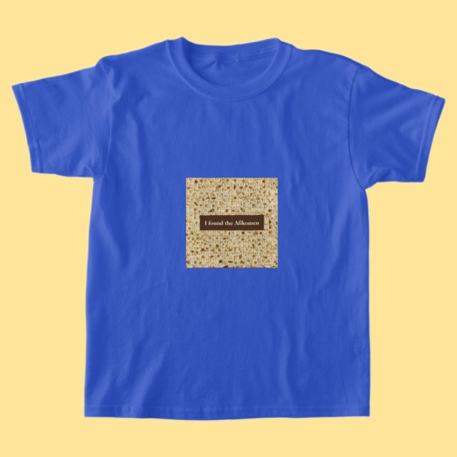 Camiseta Eu encontrei o Afikomen matzo Páscoa  (Criador carregado)