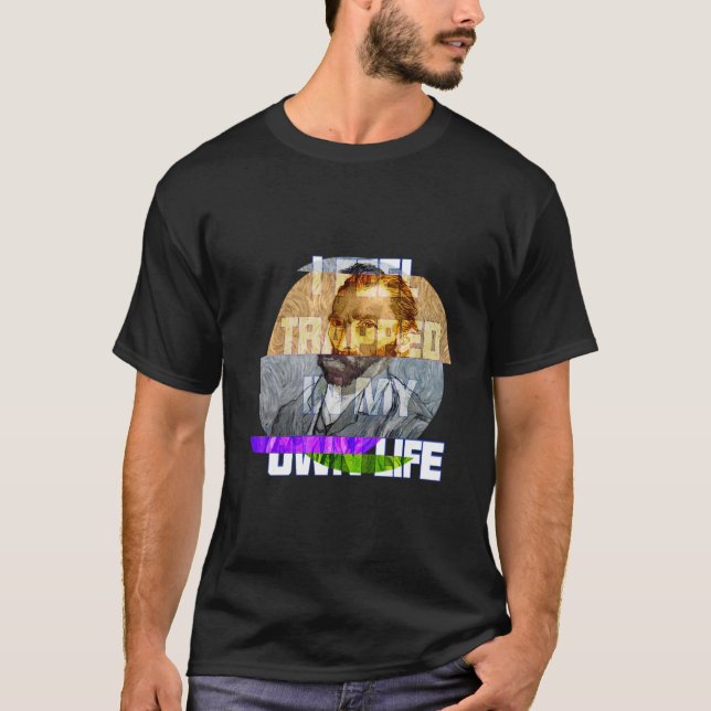Camiseta Eu encurralei na minha vida Slogan da van (Frente)