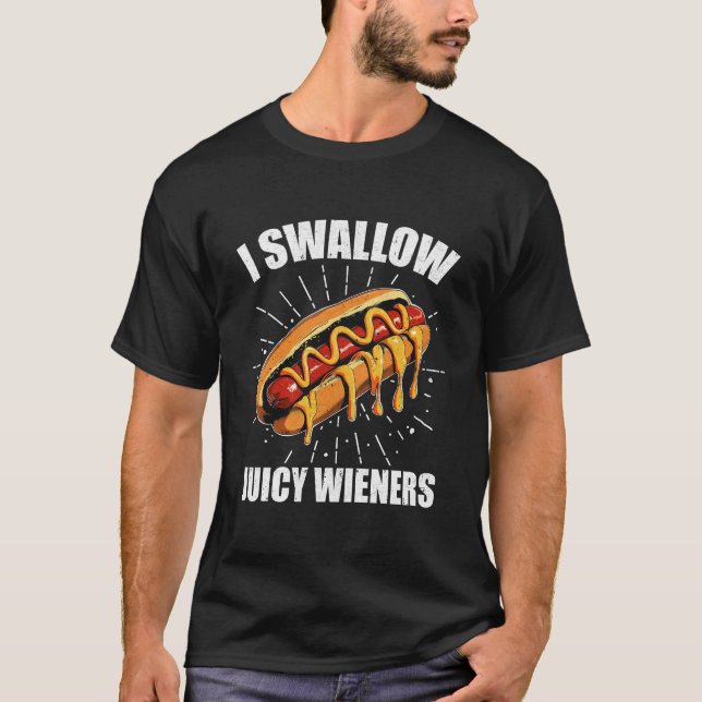 Camiseta Eu Engulo Juiche Com Engraçantes Engraçado Humor S (Frente)