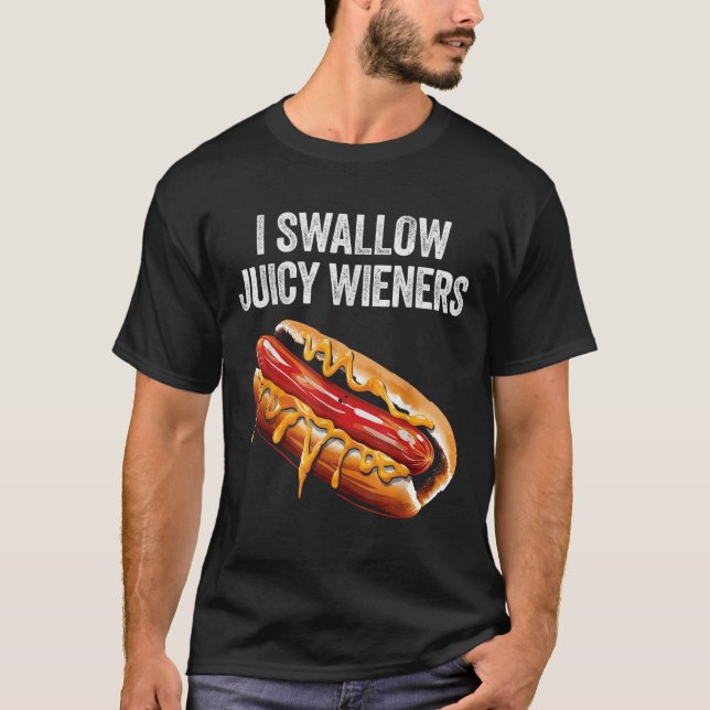 Camiseta Eu Engulo Juiche Com Engraçantes Engraçado Humor S (Frente)