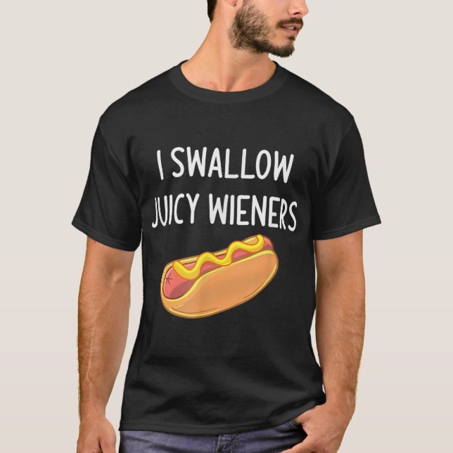 Camiseta Eu Engulo Juiche Com Piada Engraçada Família Sarcá (Frente)