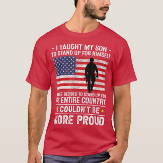 Camiseta Eu Ensinei Meu Filho Como Se Levantar, Orgulhoso M