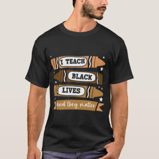 Camiseta Eu Ensino a História do Black Lives Matter