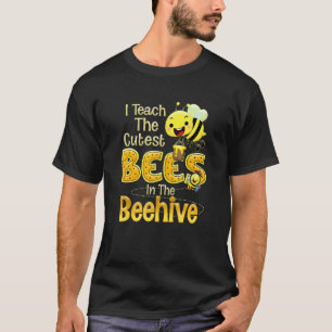 Camiseta Eu Ensino As Abelhas Mais Fofas No Jardim De Infân