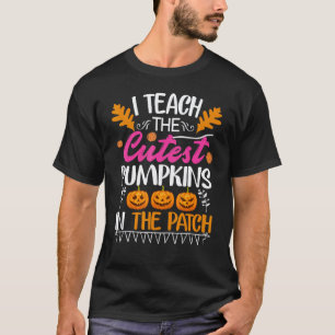 Camiseta Eu Ensino As Abóboras Mais Fofas No Campo professo