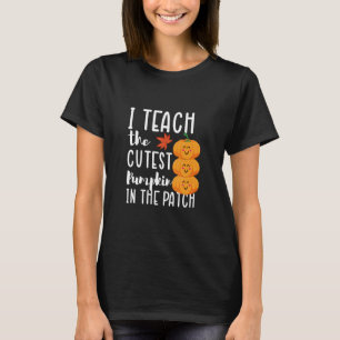 Camiseta Eu Ensino as Abóboras Mais Fofas no Halloween do C