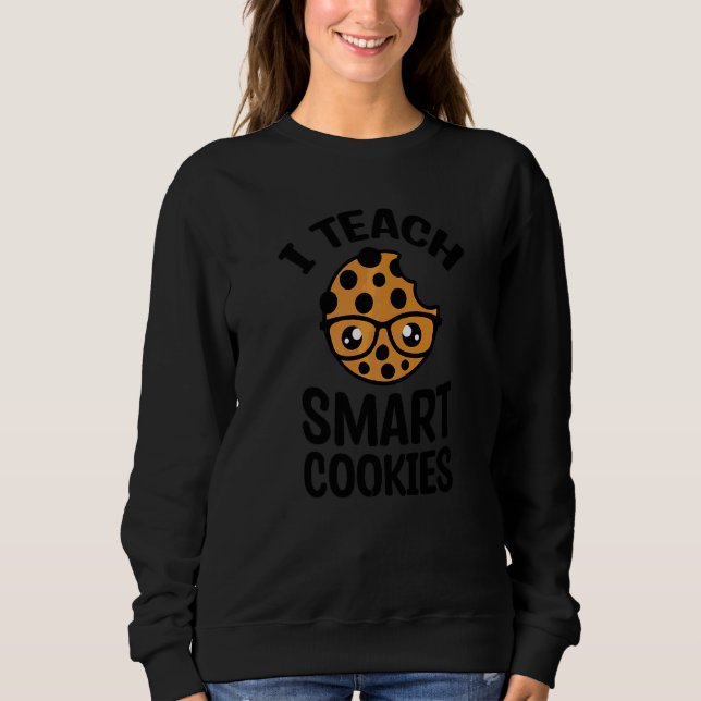 Camiseta Eu Ensino Biscoitos Inteligentes Vida de Professor (Frente)