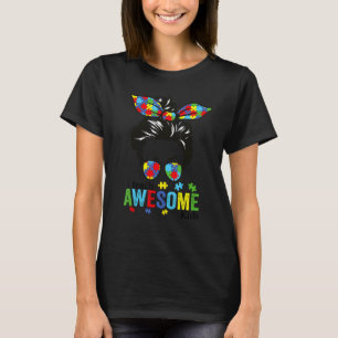 Camiseta Eu Ensino Crianças Incríveis Autismo Conscientizaç