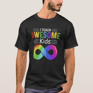 Camiseta Eu Ensino Crianças Incríveis Autismo Educação Espe
