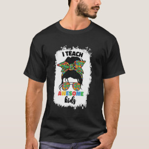 Camiseta Eu Ensino Crianças Incríveis SPED Autismo Educação