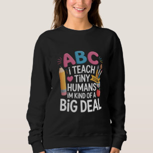 Camiseta Eu Ensino Humanos Pequenos Apreciação de Professor