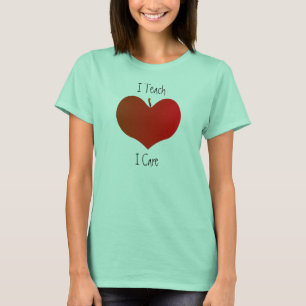 Camiseta Eu ensino, mim importo-me