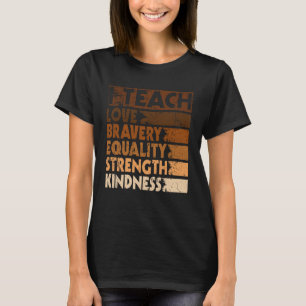 Camiseta Eu Ensino o Mês da História Negra Giz de Cera Mela