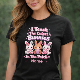 Camiseta Eu Ensino os Coelhinhos mais Fofos do Campo