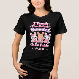Camiseta Eu Ensino os Coelhinhos mais Fofos do Campo