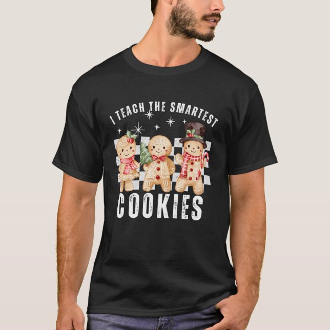Camiseta Eu Ensino os Cookies Mais Inteligentes Professor D (Frente)
