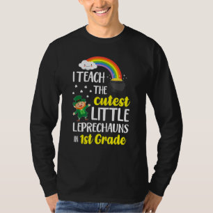 Camiseta eu ensino os pequeninos duendes mais fofos da 1ª s