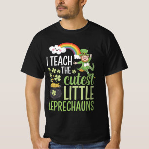 Camiseta Eu Ensino Os Pequenos Duendes Mais Fofos Professor