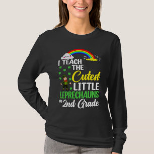 Camiseta Eu Ensino Os Pequenos Leprechauns Mais Fofos 2ª Sé