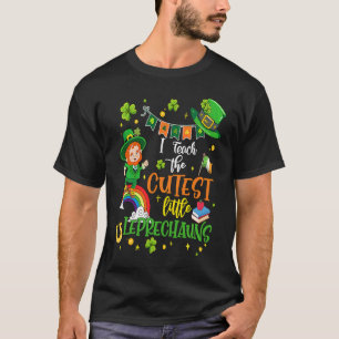 Camiseta Eu Ensino Os Pequenos Leprechauns Mais Fofos Na Es