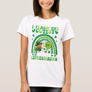 Camiseta Eu Ensino Os Pequenos Leprechauns Mais Fofos St Pa