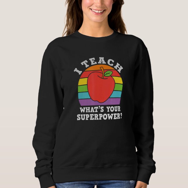 Camiseta Eu Ensino Qual É O Seu Super Poder (Frente)