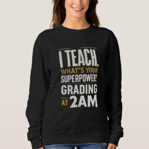 Camiseta Eu Ensino Qual é o Seu Superpoder Humor Vida de Pr
