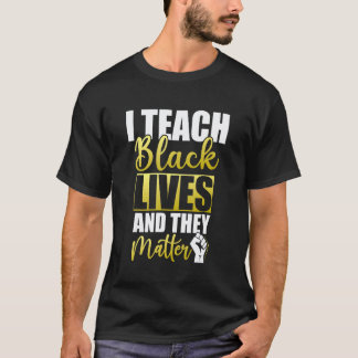 Camiseta Eu Ensino Vidas Negras E Elas Importam História Ne