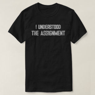 Camiseta Eu Entendi A Atribuição