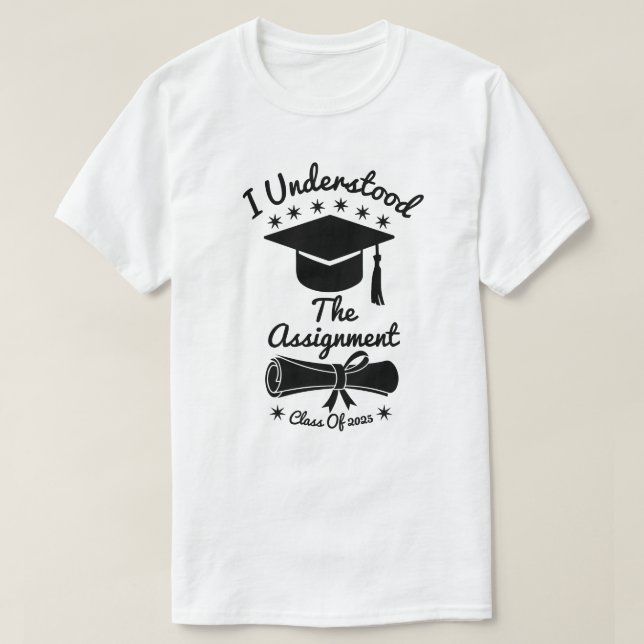 Camiseta Eu Entendi A Atribuição (Frente do Design)